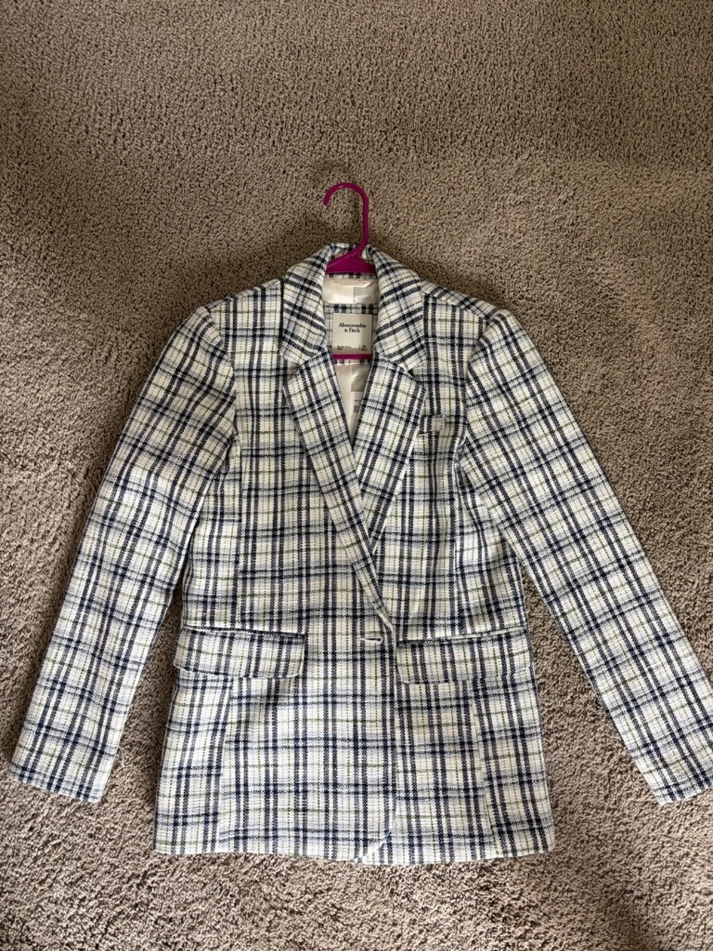 Abercrombie & Fitch tweed blazer size xs NWT
